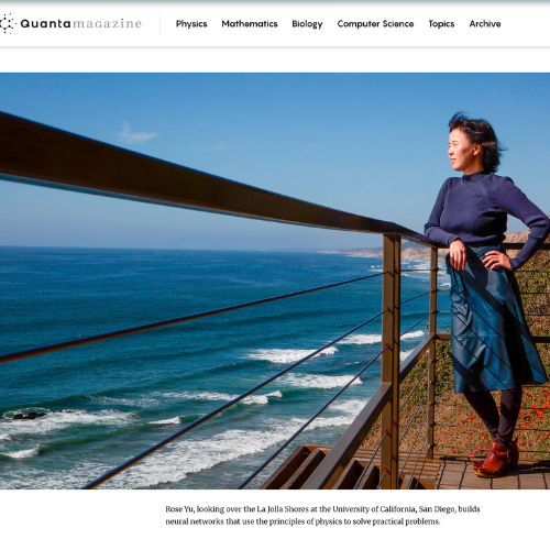 Photo of Rose Yu: Quanta Magazine